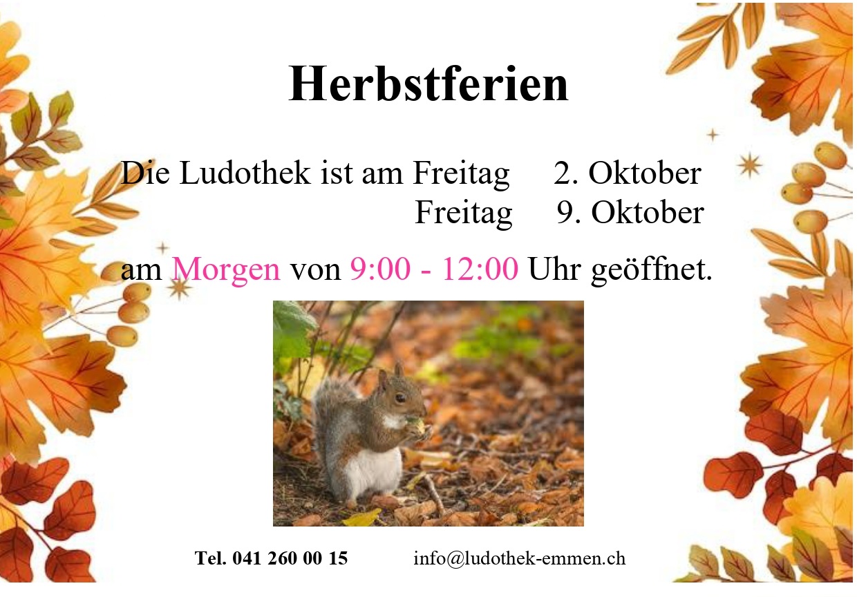 Herbstferien Flyer 2026